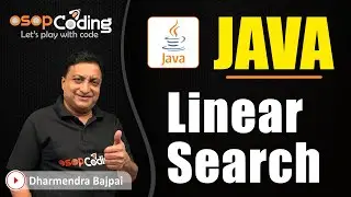 Linear Search in Java | DSA | Java Array | Java for Beginners | 