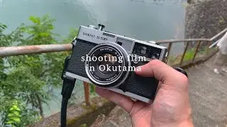 Abandoned structures on film in Okutama (Olympus 35 SP)