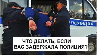 ЧТО ДЕЛАТЬ, ЕСЛИ ВАС ЗАДЕРЖАЛА ПОЛИЦИЯ?