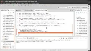 Specifying Parser Output using Scala