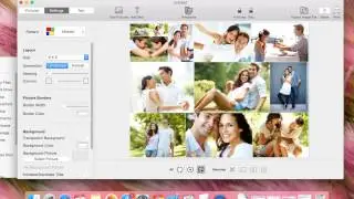 Automatically layout pictures to form a photo collage!