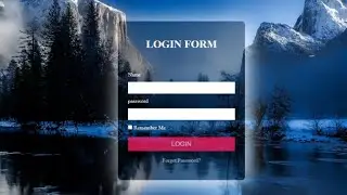RESPONSIVE LOGIN FORM - HTML AND CSS ONLY - SOURCE CODE
