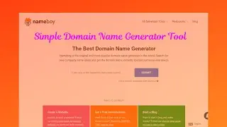 NameBoy | Free Domain Name Generator Tool | PART 8