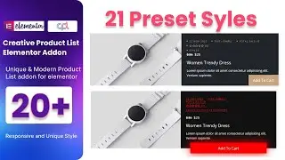 WooCommerce Product List Elementor addon tutorial