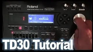 How To Copy Kits And Individual Drums/Cymbals In The Roland TD30 Module