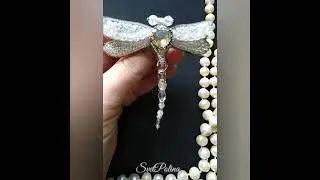Брошь ручной работы Стрекоза. Dragonfly brooch.