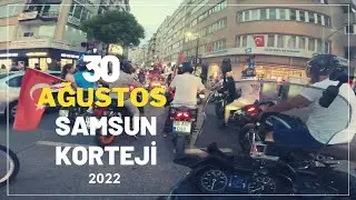 30 Ağustos Samsun Motosiklet Korteji