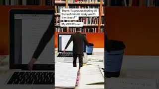 this level of procrastination is not for the faint of heart