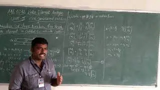 FEA unit II Topic shape function derivation Linear bar element ( global co ordinates)