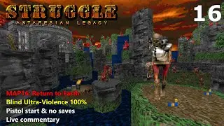 Doom II: Struggle - Antaresian Legacy - MAP16: Return to Earth - Blind Ultra-Violence 100%