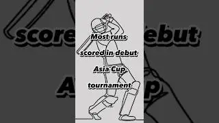 Most runs scored in debut Asia Cup tournament #shorts #viral #icc #cricket #youtubeshorts #ytshorts