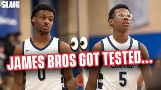 Bronny James & Sierra Canyon GET TESTED in NAIL BITER MATCHUP!!! 🔥