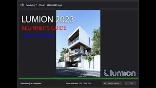 LUMION 2023 RENDERING TUTORIAL - TIPS & TRICKS