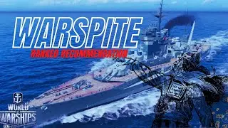 World Of Warships British Battleship WARSPITE WoWs (Accurate) 
