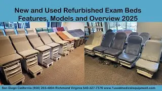 Used Refurbished Exam Bed Models and Features from Ritter and Midmark 2025! #exambed #usedexamtable