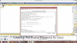 CCNA  creating the enable password non encrypted in a cisco router tutorial