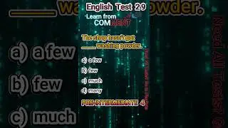 English Pre-Intermediate 4 Test 29      