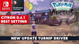 CITRON ANDROID 0.6.1 - Pokemon Legends Arceus (BEST SETTING) | New Update Turnip Driver