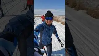 Закатка после лыжной гонки #беговыелыжи #лыжныегонки #лыжи #ski #всеналыжи #лыжныйконтент