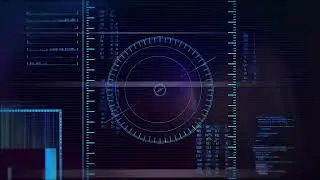 Sci Fi Interface HUD - 4k, Free Stock Footage, Copyright Free,  Background, Loop 20-sec