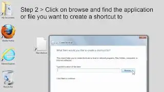 How to create a shortcut on your desktop