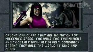 MK II Ending: MILEENA