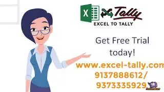 Excel-Tally import Software, Imports all type of data from Excel to Tally.