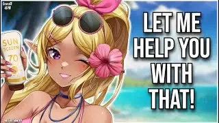 3DIO ASMR | Popular BFF Gets you Ready for the Beach 🏖️🩷 | Personal Attention Audio Roleplay