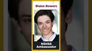 NSHSS Ambassador, Blaise!
