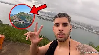 SUBI UM MORRO DE 200 METROS DE ALTURA NA CHUVA