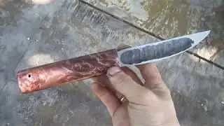 Северный нож, кованая у8а, березовый сувель