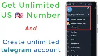 How to get Unlimited US🇺🇲 phone number for telegram account | NO VPN