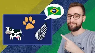 ANIMALS vocabulary in Portuguese | Vou Aprender Português
