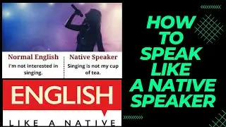 Normal English vs Native English| Speak like a native.