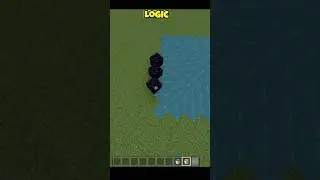 Minecraft Logic🤔😅 #minecraft #shorts