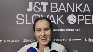 J&T Banka Slovak Open 2024 - Rozhovor s Miou Pohánkovou