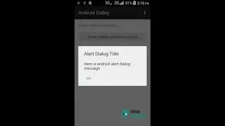 48. Create an Alert Dialog