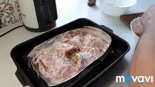 Запеченное мясо кролика!