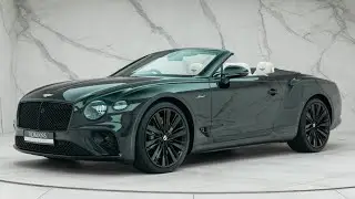 2022 Bentley Continental GT Speed Convertible - Midnight Emerald - Walkaround & Interior & Revs [4K]