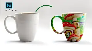 How to create cup mockup in Photoshop / How to make Mug mockup  / Photoshop Tutorial for beginners