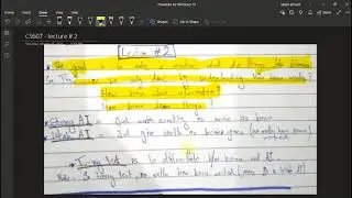 cs607 short lecture 2