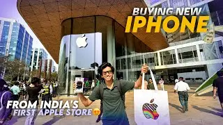 FINNALY BUY New IPhone From INDIA’S FIRST APPLE STORE 😍|Iphone at Cheap Price?🤑|BKC Bandra Mumbai