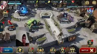 Playing Raid: Shadow legends with gamerguyleon 47