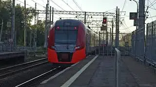 Электропоезд ЭС2Г-133 "Ласточка-комфорт" сообщением "Москва Ленинградский вокзал - Подсолнечная"