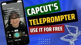 How To Use CAPCUT's Teleprompter?