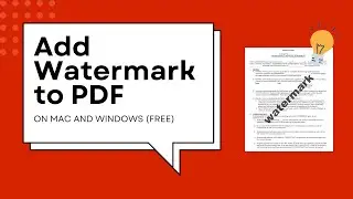 4 Ways to Add Watermark to PDF on Mac or Windows (Free in 2025)