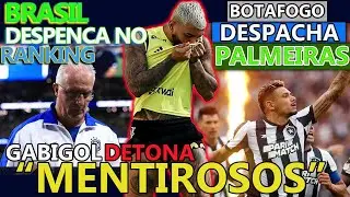 BOTAFOGO VENCE PALMEIRAS | GABIGOL DETONA IMPRENSA | BRASIL DESPENCA EM RANIKING DA FIFA E+