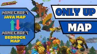 Convert Any Java Map to Bedrock | Only Up Map Minecraft