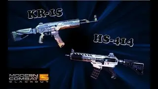 MODERN COMBAT 5 || SAPPER : HS 414 & KR-15 / Only killshots || Gameplay PC