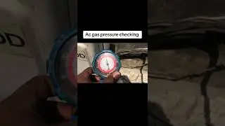 Ac gas pressure checking #airconditioning #shortvideo #shorts #short